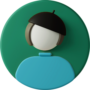 casual-life-3d-avatar-with-woman-in-black-hat-and-pink-shirt-same